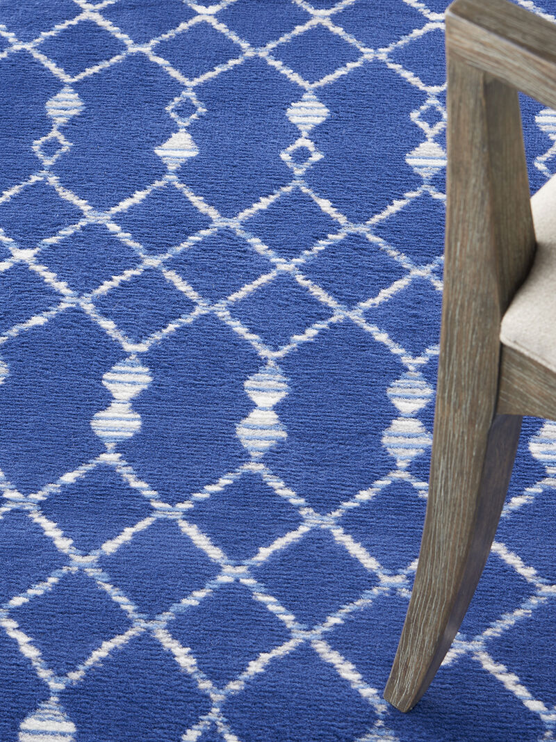 Whimsicle WHS02 Navy 5' x Round Rug