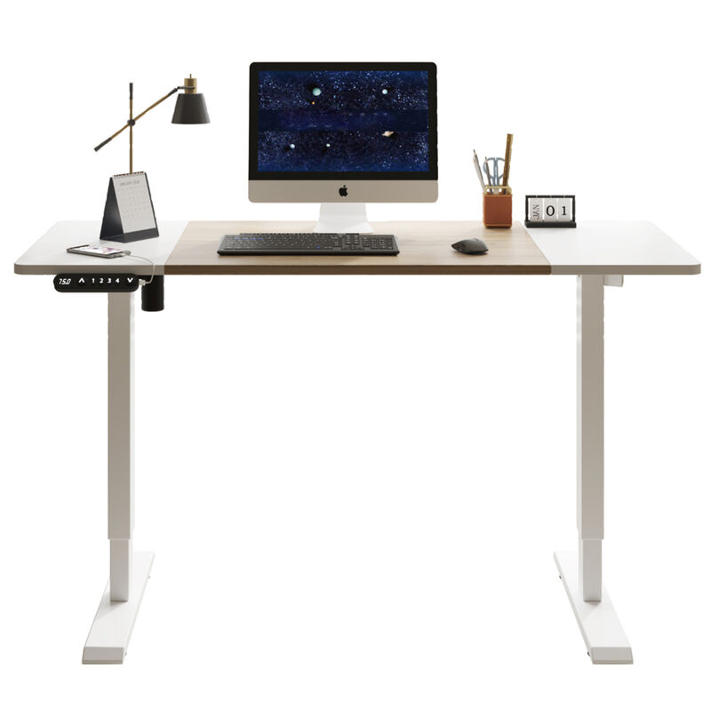 GOODSILO Electric Standing Desk with Height Adjustable Feature for Home and Office Modern Computer Table Gaming Desk image number 0