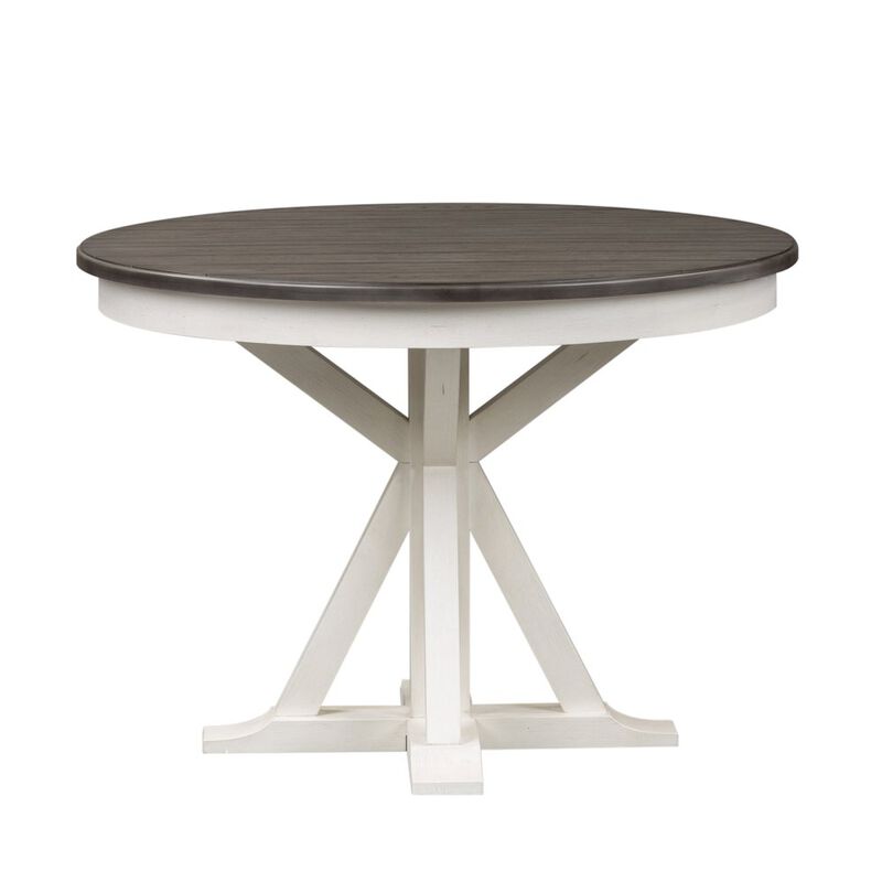 Liberty Furniture Pedestal Table in Poplar & Rubberwood Solids w Pine Veneer image number 0