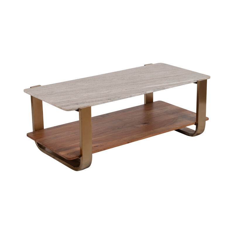 Sarahmore Gold Coffee Table image number 1