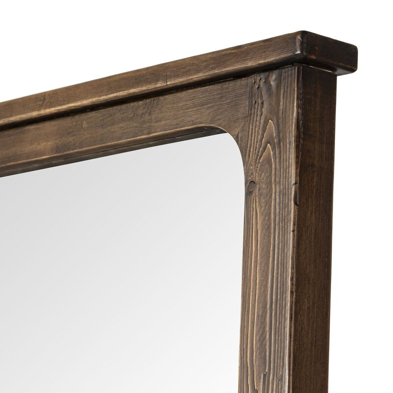 Orleans Aged Pine Floor Mirror