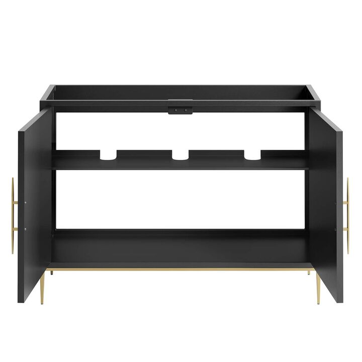 Awaken 48" Double or Single Sink Compatible (Not Included) Bathroom Vanity Cabinet