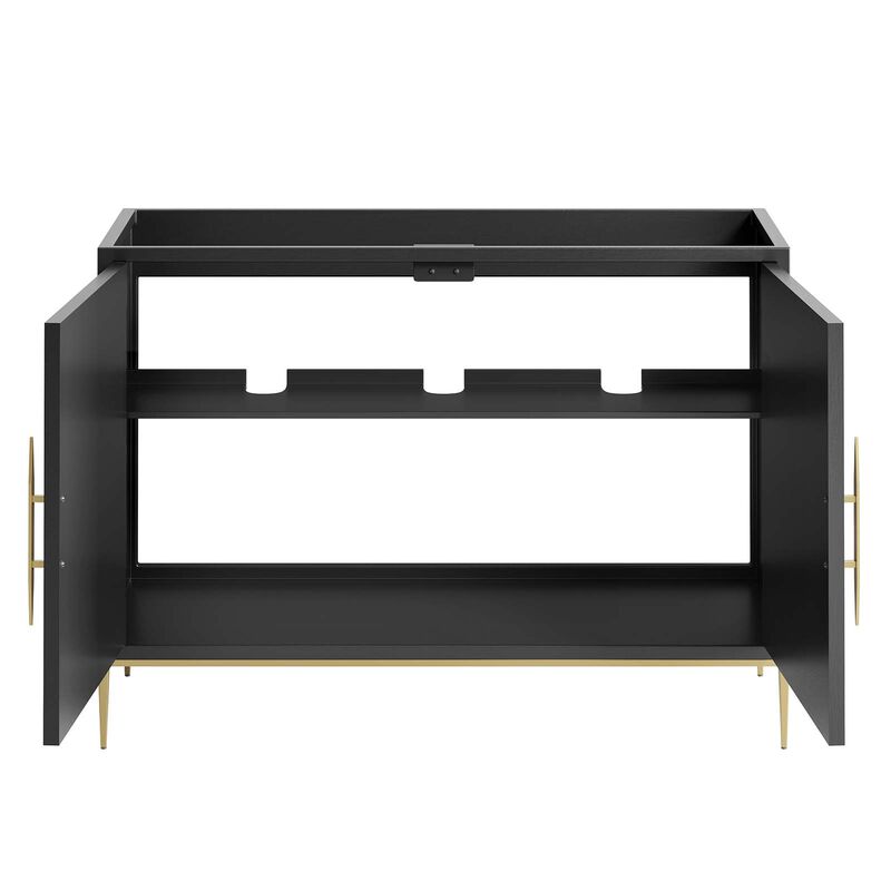 Awaken 48" Double or Single Sink Compatible (Not Included) Bathroom Vanity Cabinet