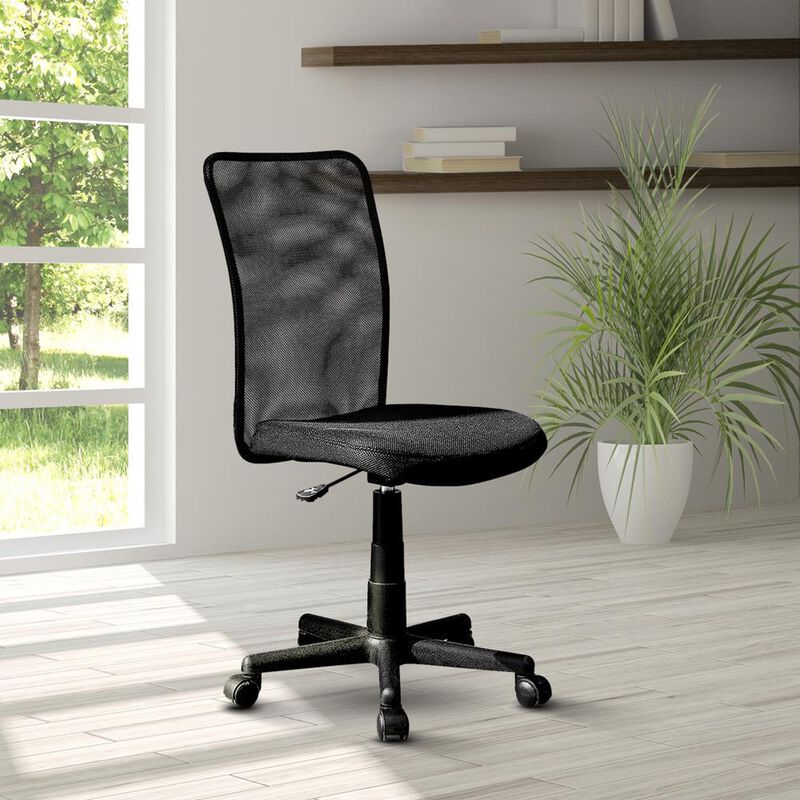 Techni Mobili Mesh Task Office Chair. Color : Black