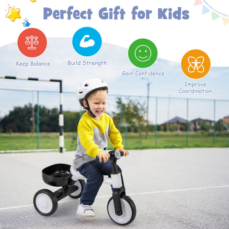 Toddler 3 Wheel Tricycle with 86&deg; Limited Steering and Carbon Steel Frame for Park image number 3