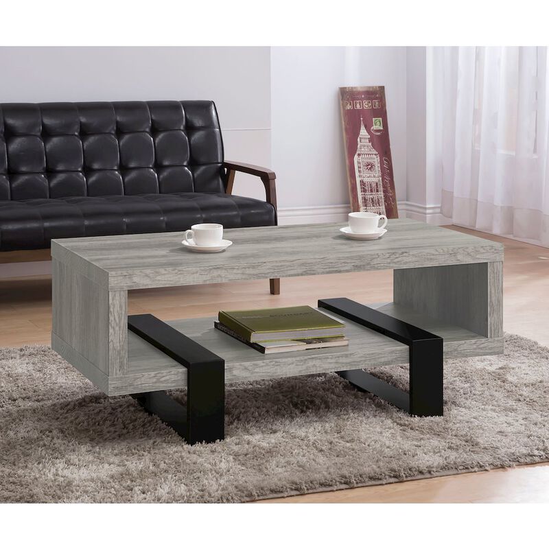Coaster Co. of America Dinard Engineered Wood Coffee Table Grey Driftwood