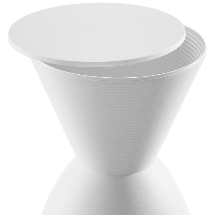 White Haste Stool - Benzara