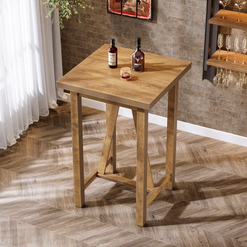 Modern Square Bar Table with Counter Height Design for Home and Dining image number 3
