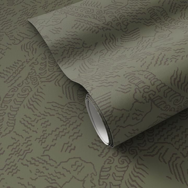 Balkan Wallpaper by Four Hands Art Studio - Balkan Olive Night II
