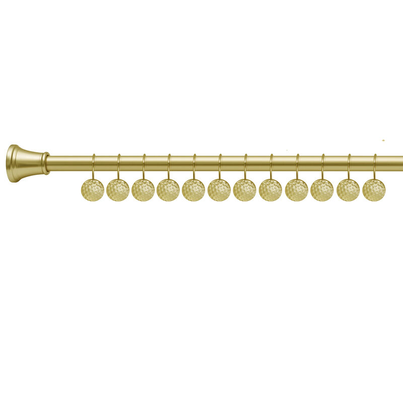 Metal Shower Curtain Hooks, Set of 12 image number 6