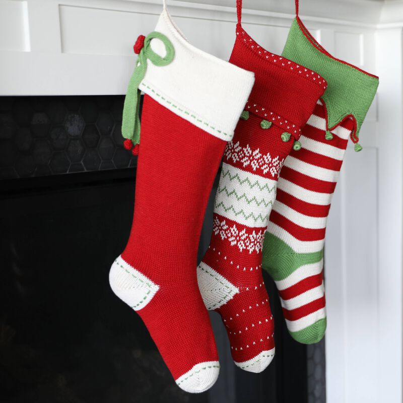 Bow Stocking - Red image number 1