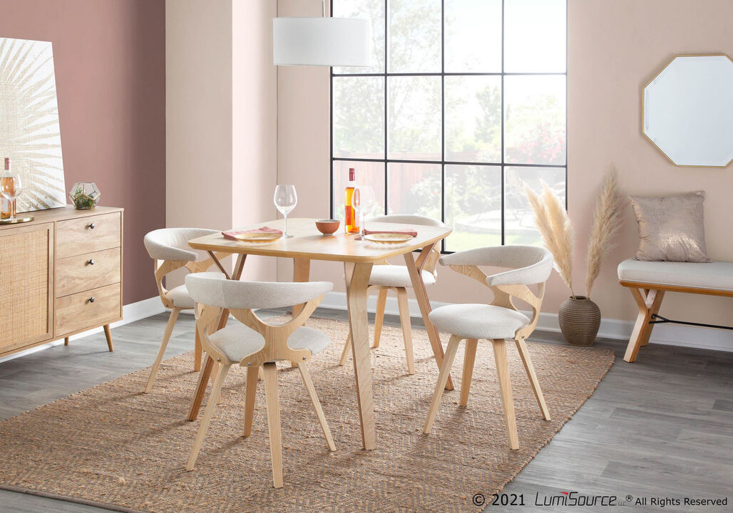 Lumisource Home Indoor Folia MidinCentury Modern Dinette Table