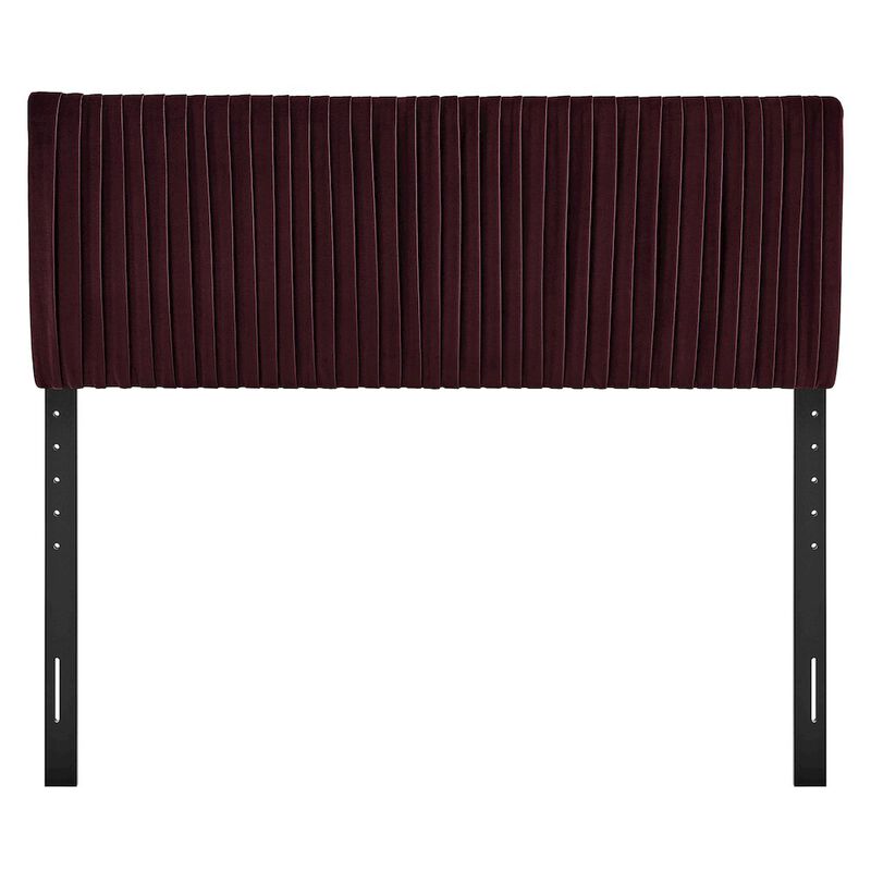 Eloise Stain-Resistant Performance Velvet Full Headboard image number 3