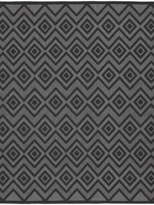 Versatile NRV01 Charcoal/Black 8' x 10' Rug