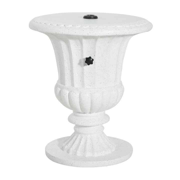 Christopher Knight Home Burgess Patio Mid-Century Modern Lightweight Concrete Side Table