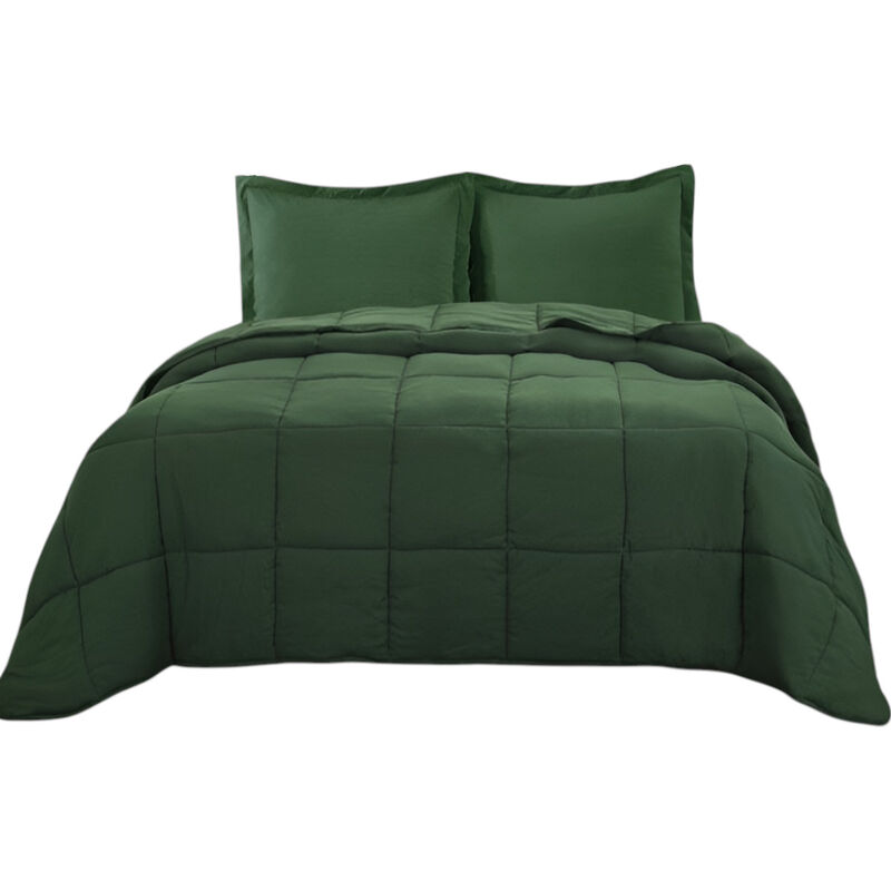 Double-Sided Microfiber Comforter Set &ndash; 3 Pieces, Wrinkle-Resistant
