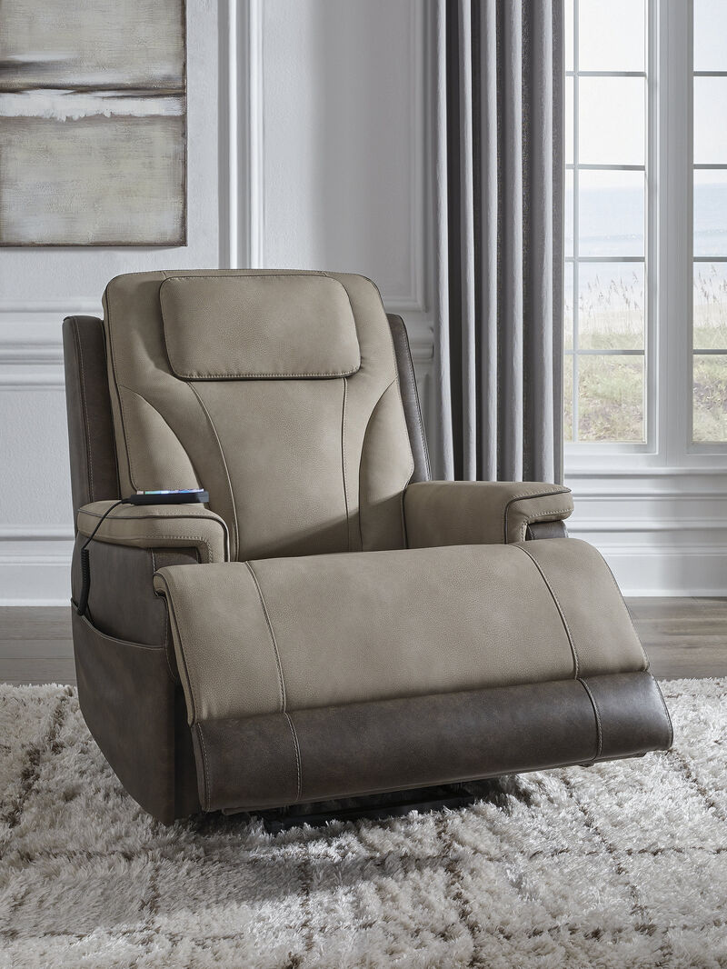 4Z-Serenity Zone Power Lift Recliner in Beige image number 2