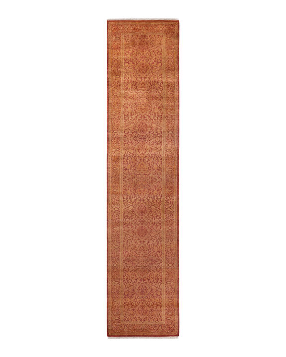 Mogul, One-of-a-Kind Hand-Knotted Area Rug  - Orange, 2' 7" x 11' 9"