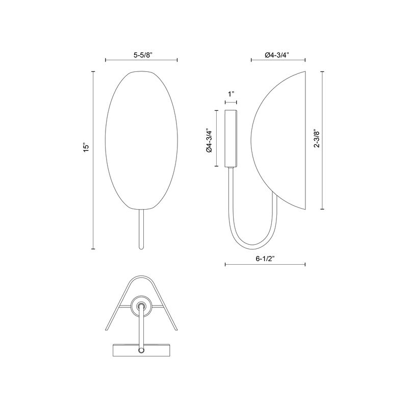 Seno 6-in 1 Light Damp-Rated Wall/Vanity Light image number 1