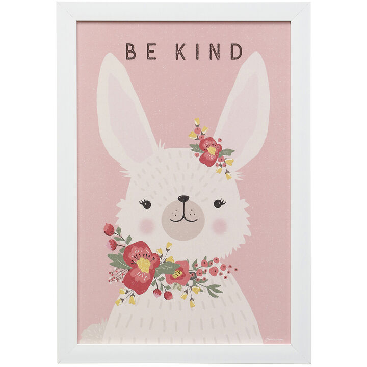 Kind Bunny Framed Print