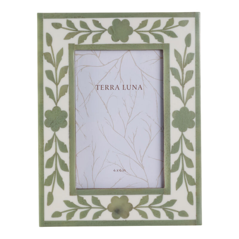 Sage Green Petals Photo Frame image number 0