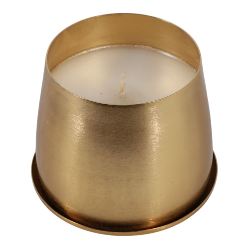 Canilla Metal Saucer Candle image number 1