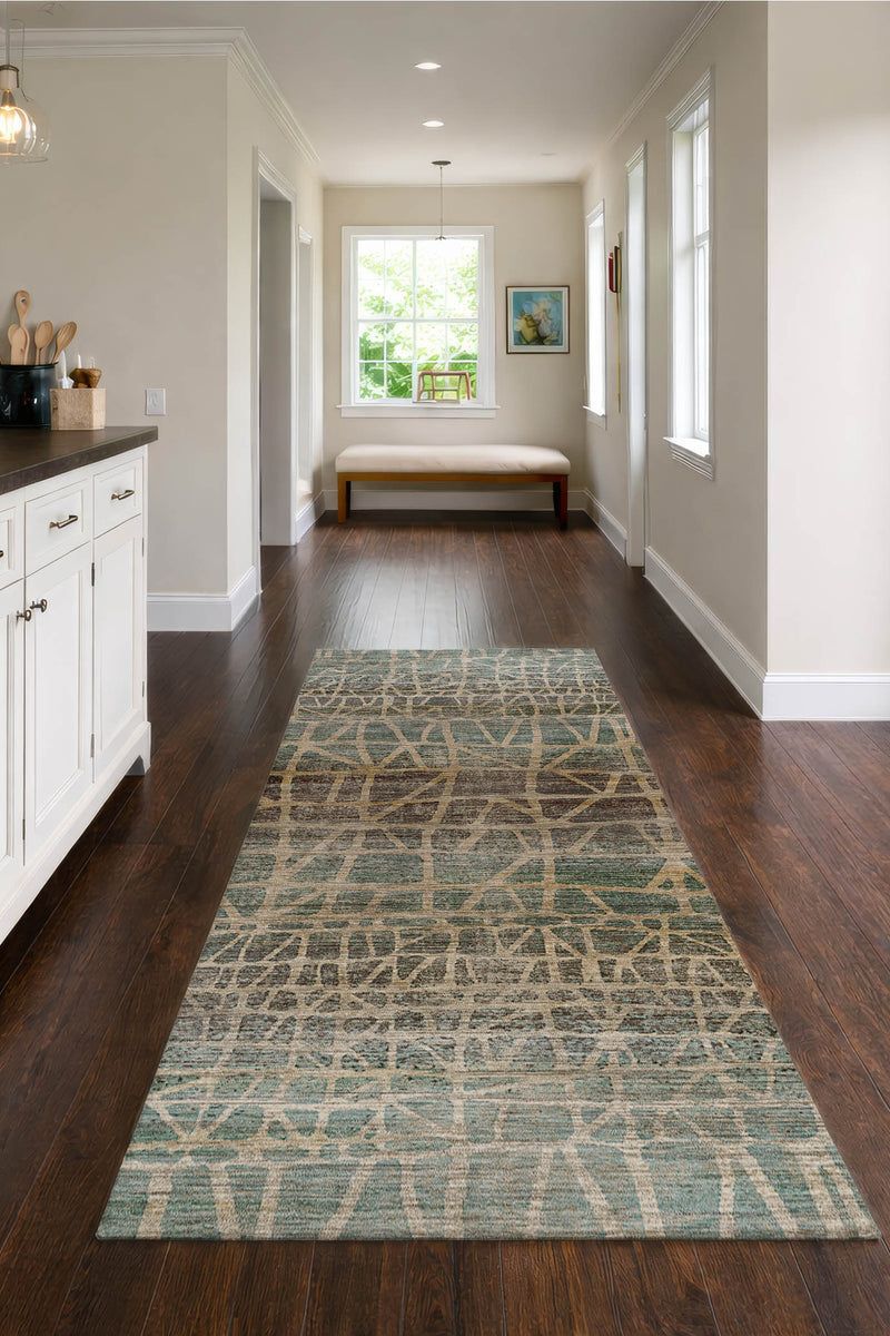 Nexus NX1 Teal 9' x 12' Rug image number 4