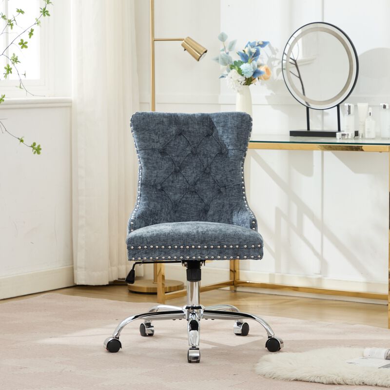 Fasnit Chenille Tufted Office Chair image number 2