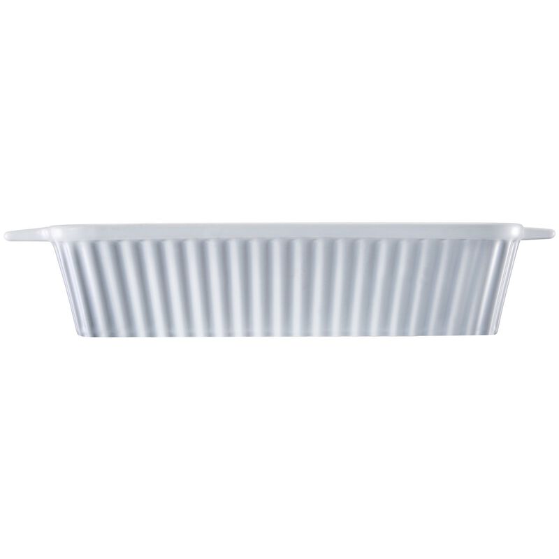 Large Ceramic Baking Dish with Double Handles, Rectangular Lasagna Pan, Deep Casserole, Oven Safe-White image number 7
