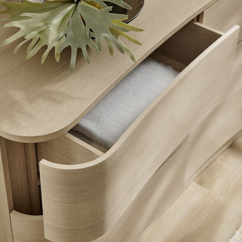 Mirae 6-Drawer Curved Dresser image number 8