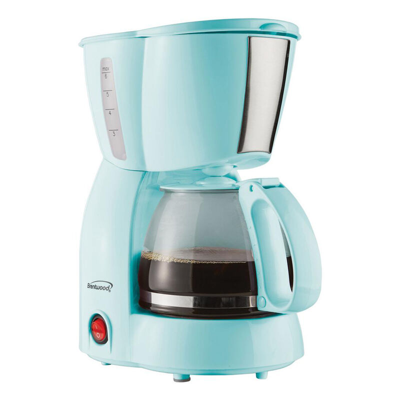 Brentwood 4 Cup 650  Watt Coffee Maker in Blue image number 1
