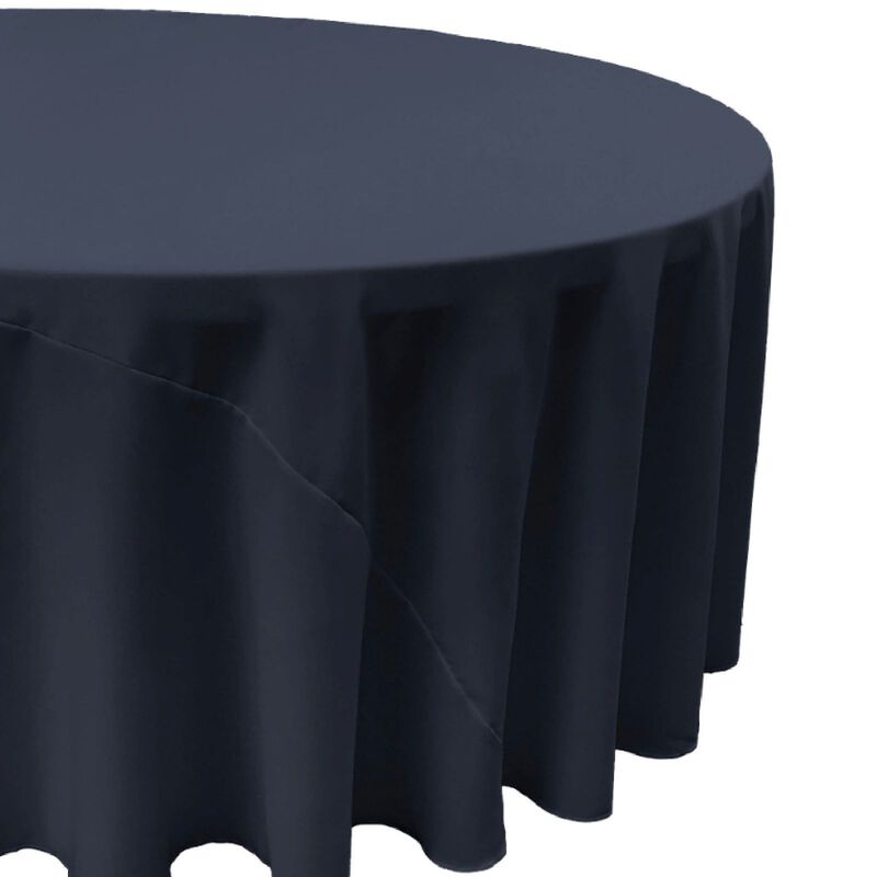 Round Polyester Poplin Tablecloth for Weddings, Parties and Banquet Tables image number 2