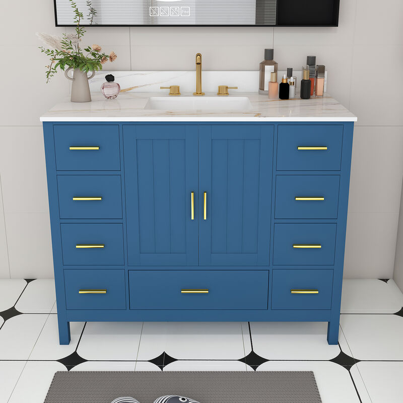 Vutden Bathroom Vanity with Sink image number 8