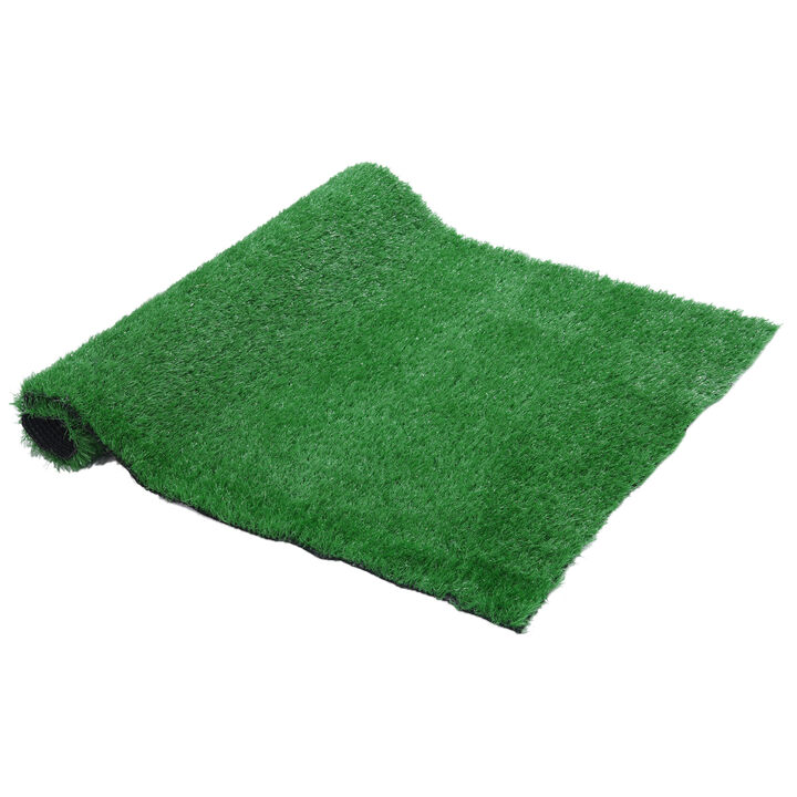 FUFU&GAGA Artificial Turf Grass Mat - 9.8FT x 6.6FT, Perfect for Gardens and Patios,Green