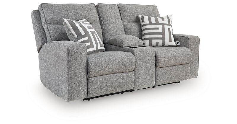Biscoe Power Reclining Loveseat with Console image number 6