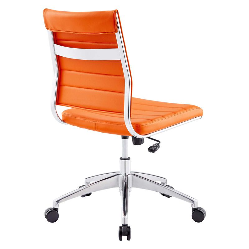 Modway Furniture - Jive Armless Mid Back Office Chair Gray image number 4