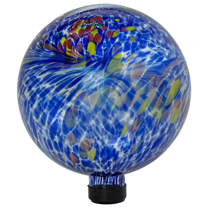 Sunnydaze 10" Glass Outdoor Gazing Ball Globe