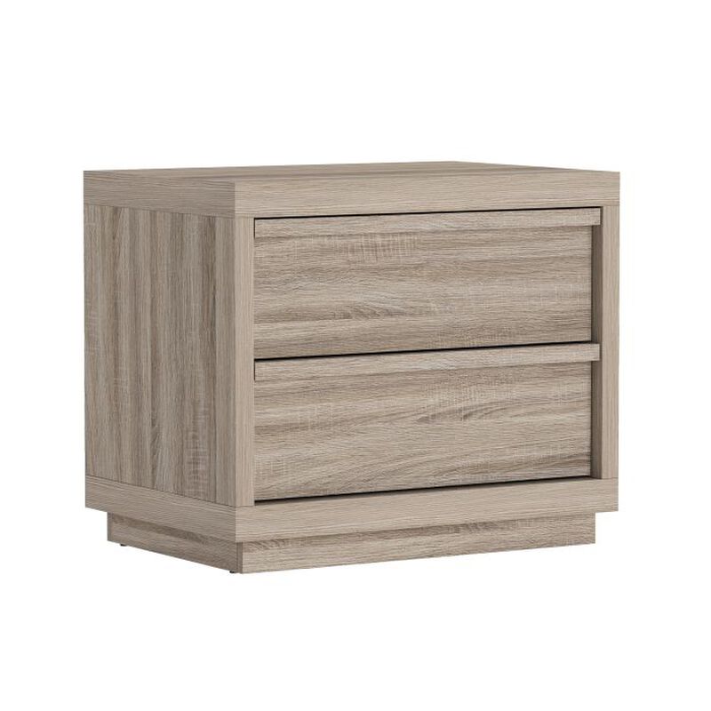 Navis 26" 2-Drawer Nightstand in Natural Oak image number 0