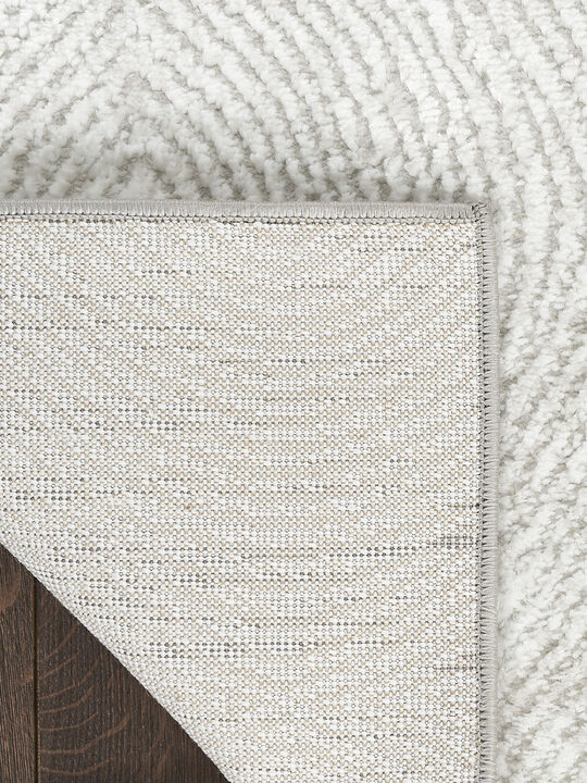 Dew DEW03 Silver 5'3" x 7' Rug