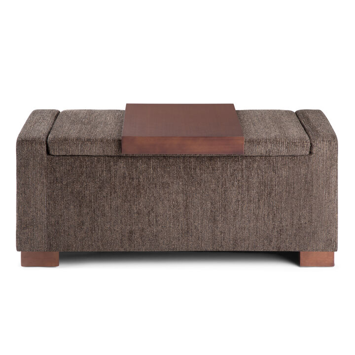 Simpli Home Bretton Lift Top Storage Ottoman