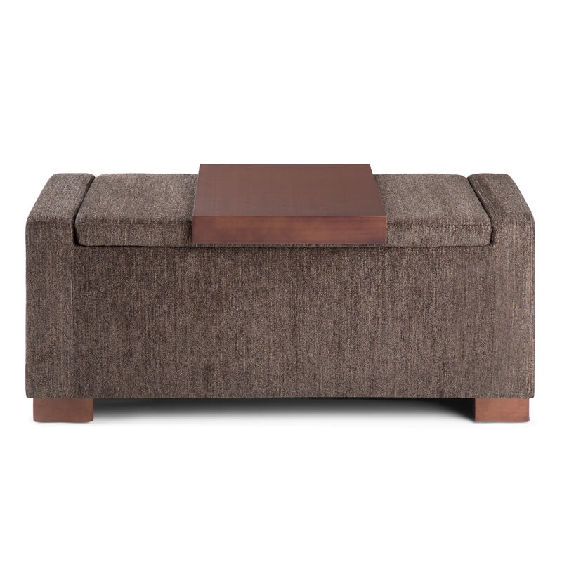 Simpli Home Bretton Lift Top Storage Ottoman image number 1