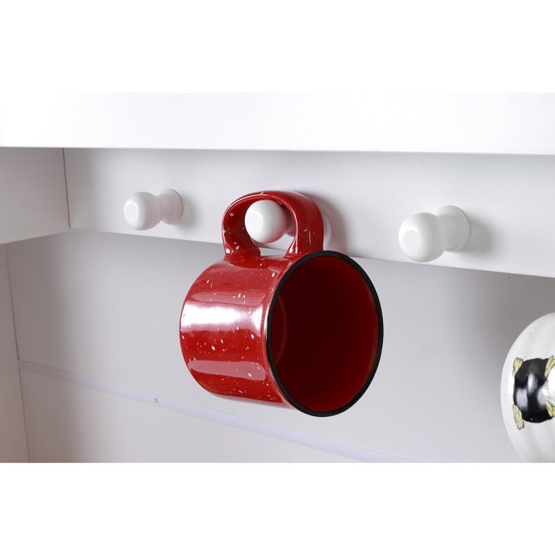 American Furniture Classics Countryside Sliding Barn Door Buffet and Hutch