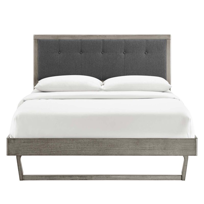 Modway - Willow Queen Wood Platform Bed with Angular Frame image number 4