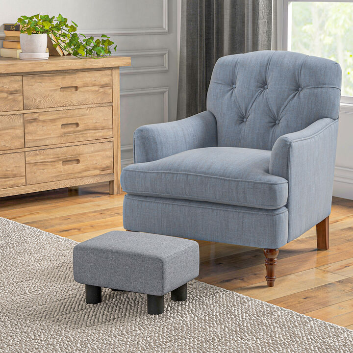 Hivvago Cube Ottoman Foot Stool for Living Room