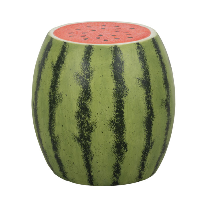 17" Watermelon Garden Stool