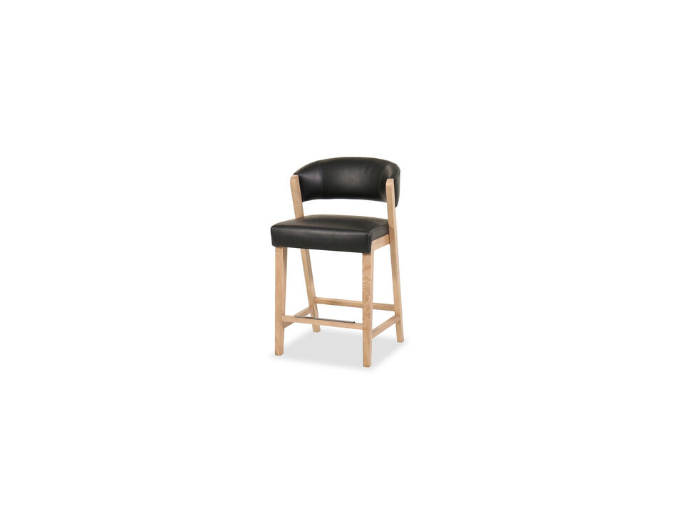 Wax Black Barstool