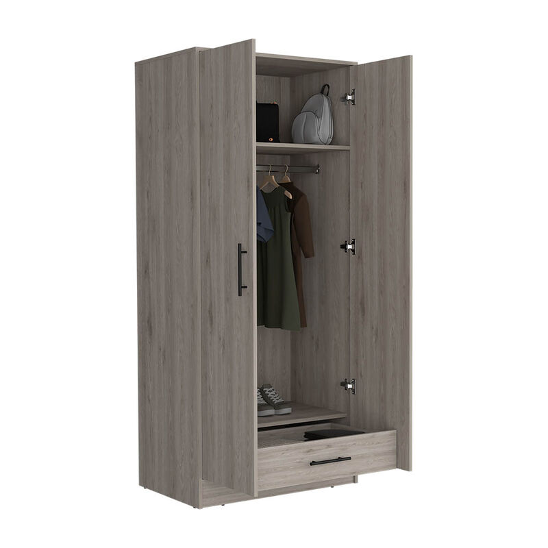 180 Armoire Beery, Bedroom, Light Gray