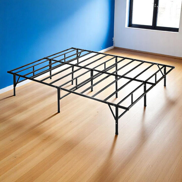 Sturdy Metal Bed Frame – Platform Design with Reinforced Slats, Easy Assembly, and Noise-Free Use