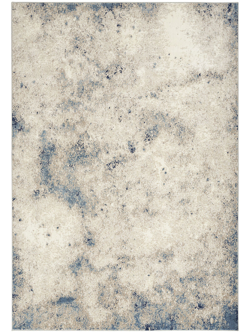 CK022 Infinity IFN05 Ivory/Gray/Blue 6' x 9' Rug
