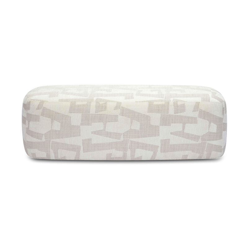 Graceland Cream Jacquard Bench image number 1